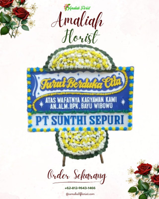 Papan Bunga Duka di Mangoli Utara